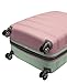 Rockland Melbourne Hardside Expandable Spinner Wheel Luggage, Mint, 2 Piece (20
