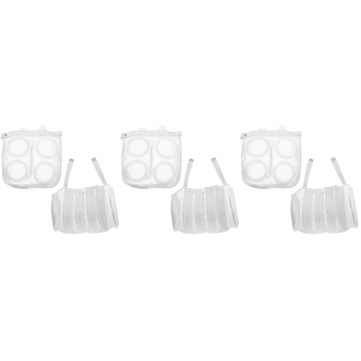 Alipis 6piezas Bolsas De Lavado Para Zapatos Funda De Malla Para Lavadora Organizador De Calzado y Almacenamiento Protección Para Zapatillas y Ropa Delicada