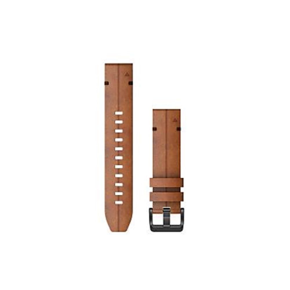 Amazon | GARMIN QuickFit F6 22mm Chestnut Leather 010-12863-15 