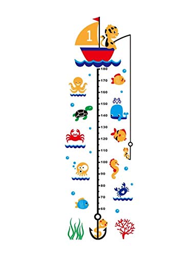 Toise Stickers Pêche de chaton autocollant de hauteur autocollant mural acrylique 3d Cover