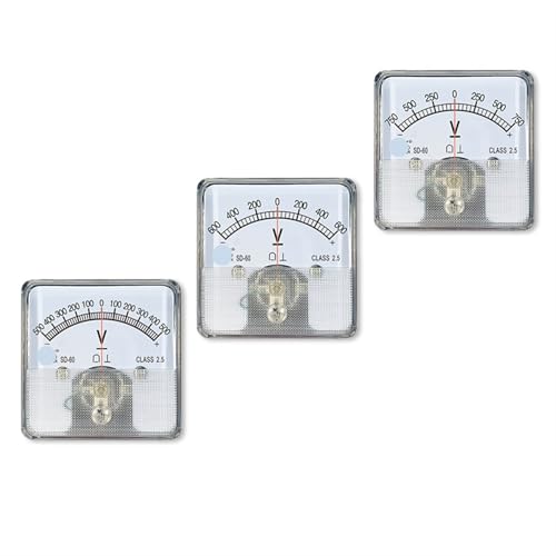 Voltmètre bidirectionnel DC -20V To 20V pointeur SD60 encastrable - 4
