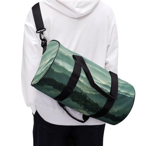 Sac week-end Paysage Vert pour camping et sport