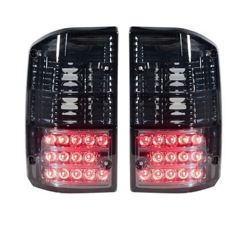 Feux arrière de voiture brisés solution de remplacement en paire noir rouge pour Patrol GQ Y60