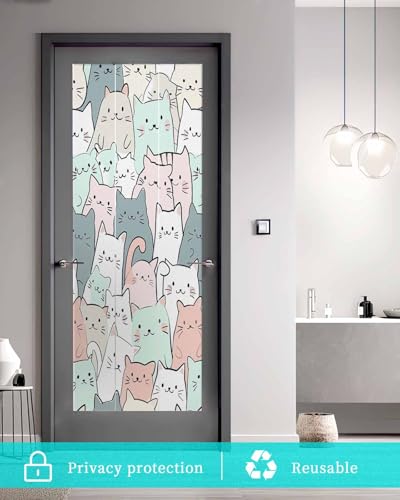 Vinilo decorativo ventana privacidad tamaño 17.7"x39.3" miniatura 5