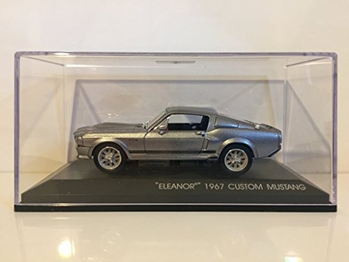 Greenlight Collectibles Gone In Sixty Seconds 1967 Ford Mustang Eleanor 1/43 Scale Diecast Model Car Gray #TOP1