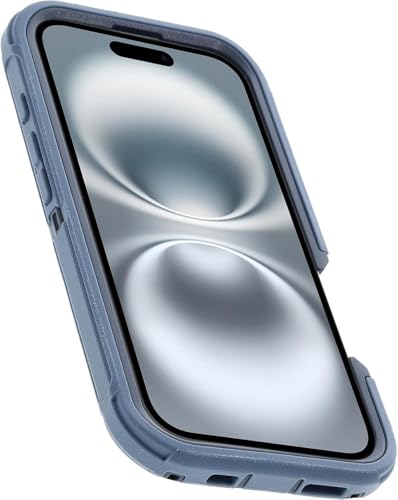 Coque iPhone 16 OtterBox Defender MagSafe bleu layette antichoc avec clip