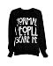 FashionMark Womens Active Long Sleeve Sweatshirt - ML (10-12) - Black