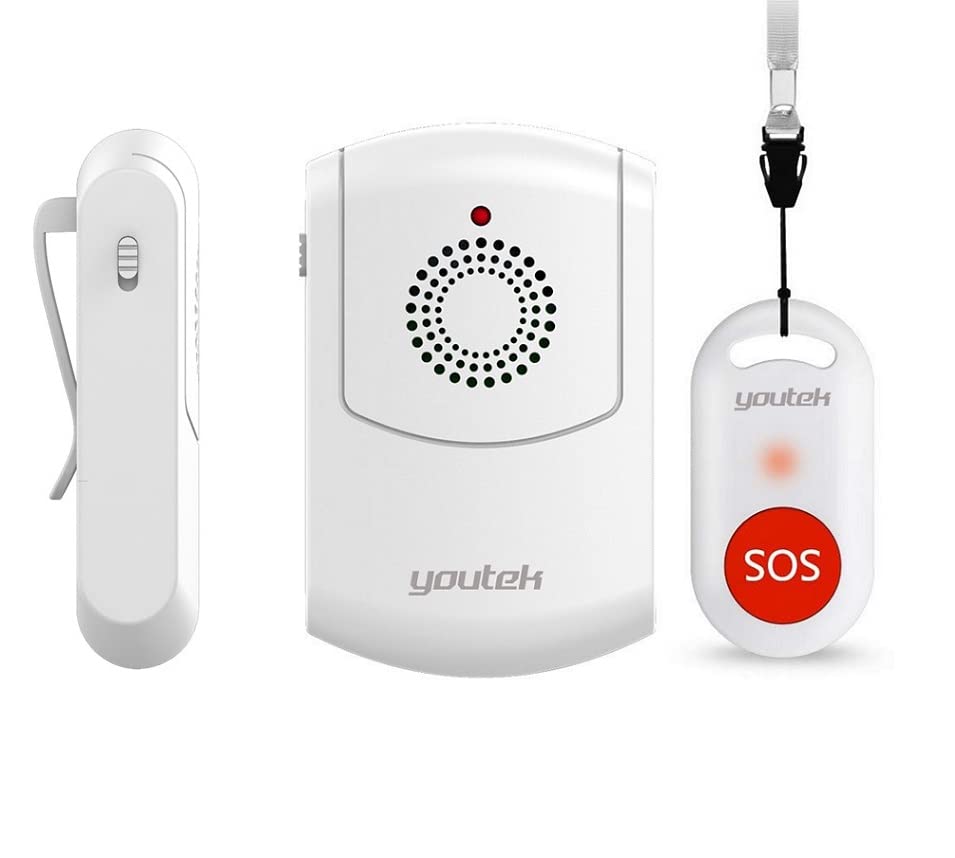 Campainha Alarme SOS Idosos Sem Fio Vribração Gravida Emergência