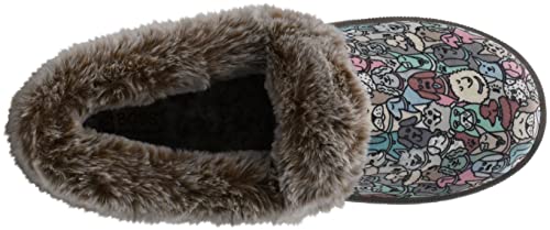 Skechers Skechers Womens Too Cozy Pooch Parade Slipper, Taupe Multi,8.5 M US
