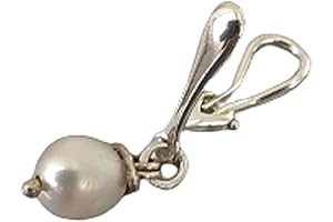 Sterling Silver Faux Piercing with Natural Pearl