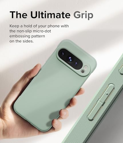 Image of Ringke Onyx for Google Pixel 9 Pro Case [Feels Good in The Hand] Oil & Dirt Resistant, Enhanced Camera Lens Protection, Comfortable Grip, Non-Slip, Lightweight Cover - Mint