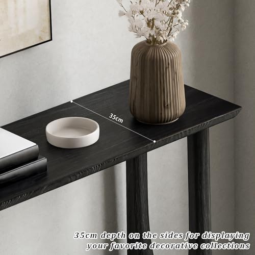 Mesa de pasillo estrecha para decorar el recibidor de tu salón 5