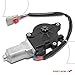 A-Premium Front Left Driver Side Power Window Lift Motor with 4-Pin Plug Compatible with Honda CR-V CRV 1997-2001, Prelude 1997-2001, Civic 1995 & Acura Integra 1994-2001