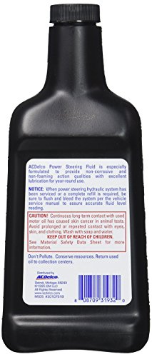 Acdelco Gm Original Equipment 10-5074 Power Steering Fluid - 16 Oz #TOP1