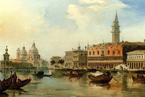 Affiches et gravures le Bacino du Doge pour décoration salon élégant
