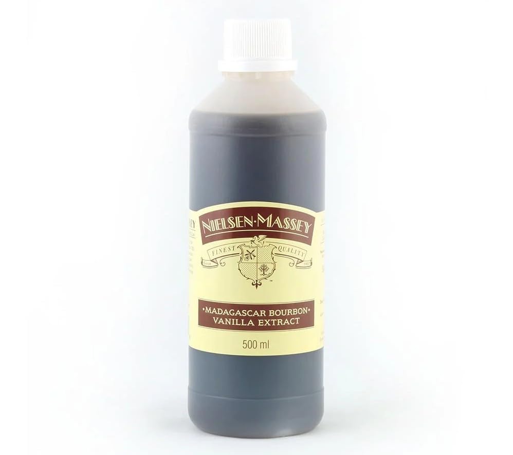 Nielsen-Massey Madagascar Bourbon Vanille Extrakt, 500 ml - Kaltextrahiertes Bourbon-Vanille-Aroma, glutenfrei, vegan