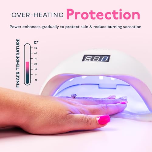 UV LED Nail Lamp, SUNUV UV LED Nail Polish Dryer Professional Gel Machine for Manicure and Pedicure with Sensor and 4 Timers SUN5Plus - Thumbnail 4