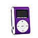 Produktbild Hukz MP3 beweglicher Spieler - mit Mini LCD-Schirm und Memory Einbauschlitz, maximale Unterstützung 32GB Memory Micro SD TF Karte (Lila, 45 X 31 X 15 mm)