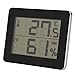 Igrometro Termometro Digitale, LCD Monitor Umidità da Interno, Umidometro Igrothermograph Temperatura Digitale, Stazione Meteo per Stanza da Bambino, Camera da Letto, Bagno, Soggiorno, Magazzino