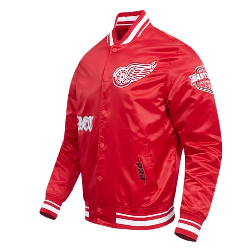 Image of Pro Standard Mens NHL Old English Satin Jacket