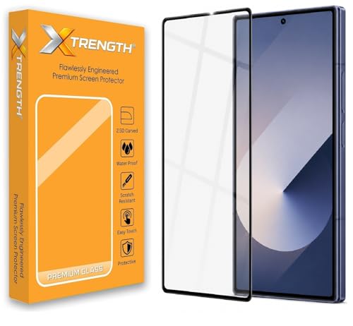 Image of Tempered Glass for Samsung Galaxy Z Fold 6 (7.6 Inch) with Installation Kit | 9H Edge to Edge Screen Protector | Anti Scratch