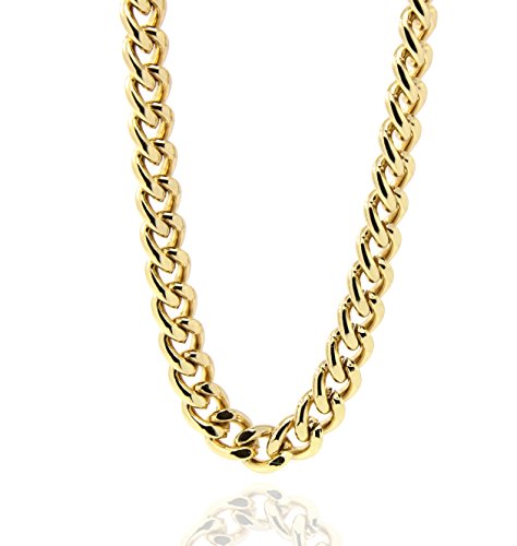 Jewel Town Mens 18k Gold Plated 30