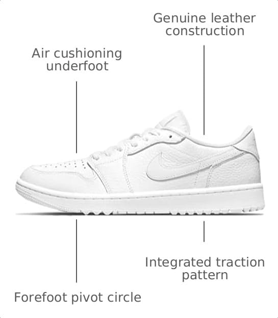 Image of Nike Men's Air Jordan 1 Low G Golf Shoe