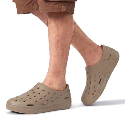 Image of Neeman's Cushers Rainscape Clogs for Men | Water-Friendly Slip-On Clogs | Lightweight Cushioned Comfort | Quick Dry Casual Footwear | Everyday Walking Chappal