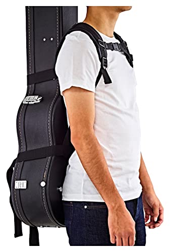 Ortega OCCSTD-BU Étui pour guitare classique avec sangle arrière - Les Beatles, Paul McCartney, John Lennon, RIngo Starr, George Harrison Ortega OCCSTD-BU Étui pour guitare classique avec sangle arrière – Image 4