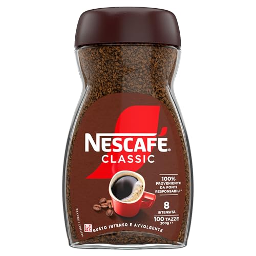 NESCAFÉ Classic Caffè Solubile, Barattolo 200g