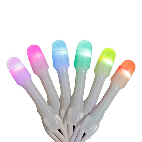 Image of Home Heritage 7Ft Lumations Icicle Christmas Lights for Holiday Home Decor, Smart App-Controlled Indoor /Outdoor RGB LED String Lights, 50 Bulbs