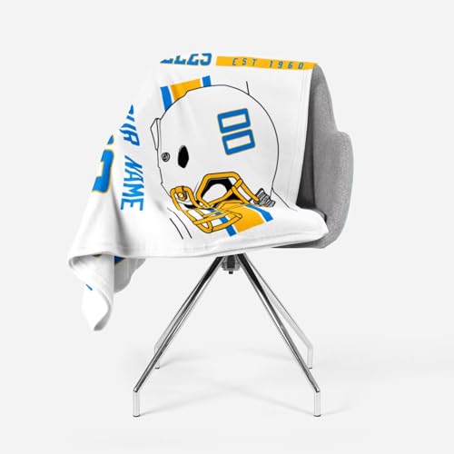 Image of Los Angeles Throw Blanket Custom Name and Number Personalized Gifts for Men and Women