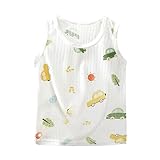Camisetas Sin Mangas para Niñas y Niños,Camiseta Tirantes Verano con Impresión Lindo Casual Cuello Redondo Tank Top Ligeras Suave Chaleco Fresco Top Informal Cómodo Ropa Niño Niña Compra Online