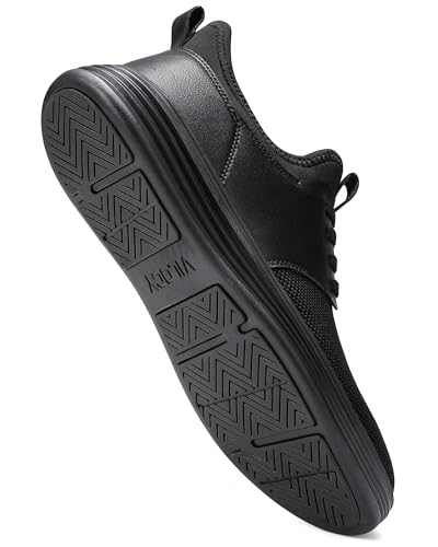 Image of VILOCY Mens Slip On Casual Dress Shoes Hands Free Fashion Sneakers Mesh Tennis Walking Work Shoes Comfortable Breathable Lightweight Non Slip