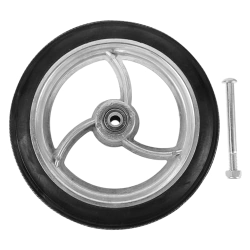 ARTSEWPLY 実心車椅子前輪 耐摩耗滑り止め設計 軽量静音 車椅子用交換ホイール 高耐荷重 屋内外対応 車椅子アタッチメント