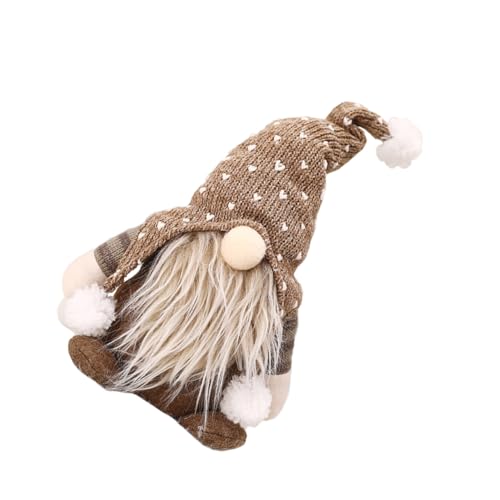 Gnome tricoté Baluue et poupée de Noël haut de gamme pour décoration élégante