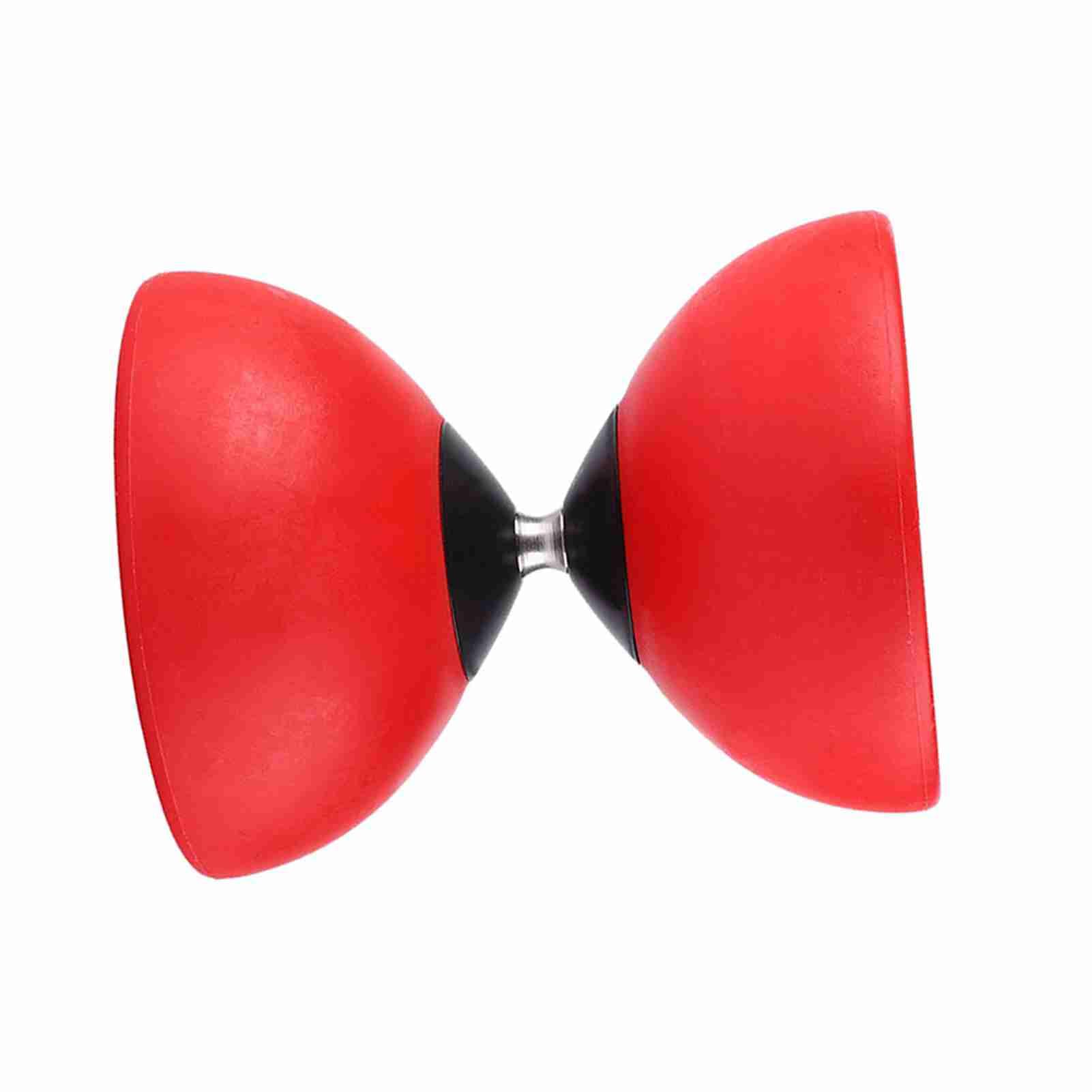 ZDETGU Diabolo Chinois à Triple Roulement avec Bâtons Colorés pour Tours et Tours, Jouet de Jeu Extérieur et Intérieur pour Enfants, Adultes, Débutants à Avancés, Jeu Rouge pour la Coordination
