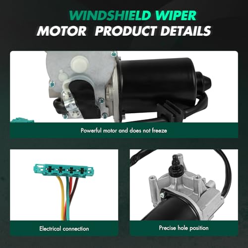 Image of SCITOO Front Windshield Wiper Motor Replacement for Mercedes for C-Class (W202) 1993>2000,for Mercedes for C-Class (S202) 1996>2001 Wiper Motor 2028202408 4 Pins