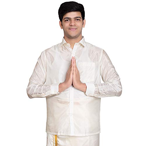 Image of THANGAMAGAN Men's Regular Fit Shirt