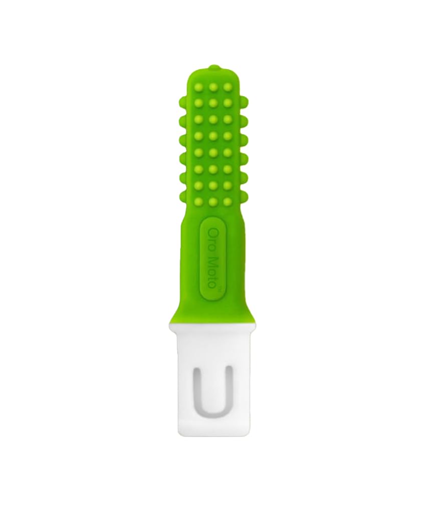 Oro Moto™ Vibration Brash Attachment Uni Tip (Green) Speech Therapy Tools-image-16