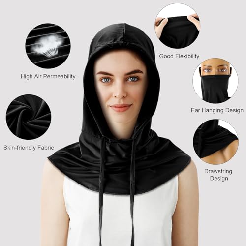 Image of Cooling Balaclava Face Mask Breathable Full Head Mask Sun Protection Neck Cover UV Face Cover for Men Women