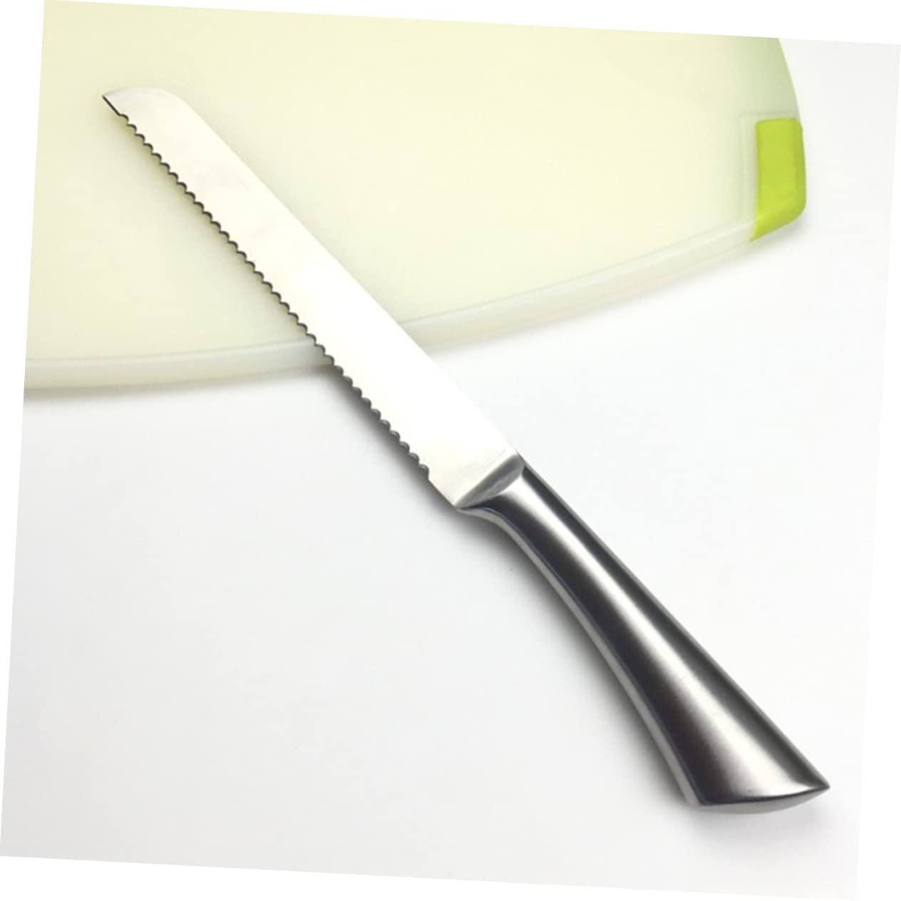 MOLUCKFU Stainless Steel Cake Knife Square Cake Cutter Pastry Tool Bread Knife Easy Slice