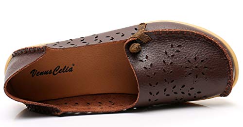 Image of VenusCelia Women's Comfort Walking Cute Flat Loafer