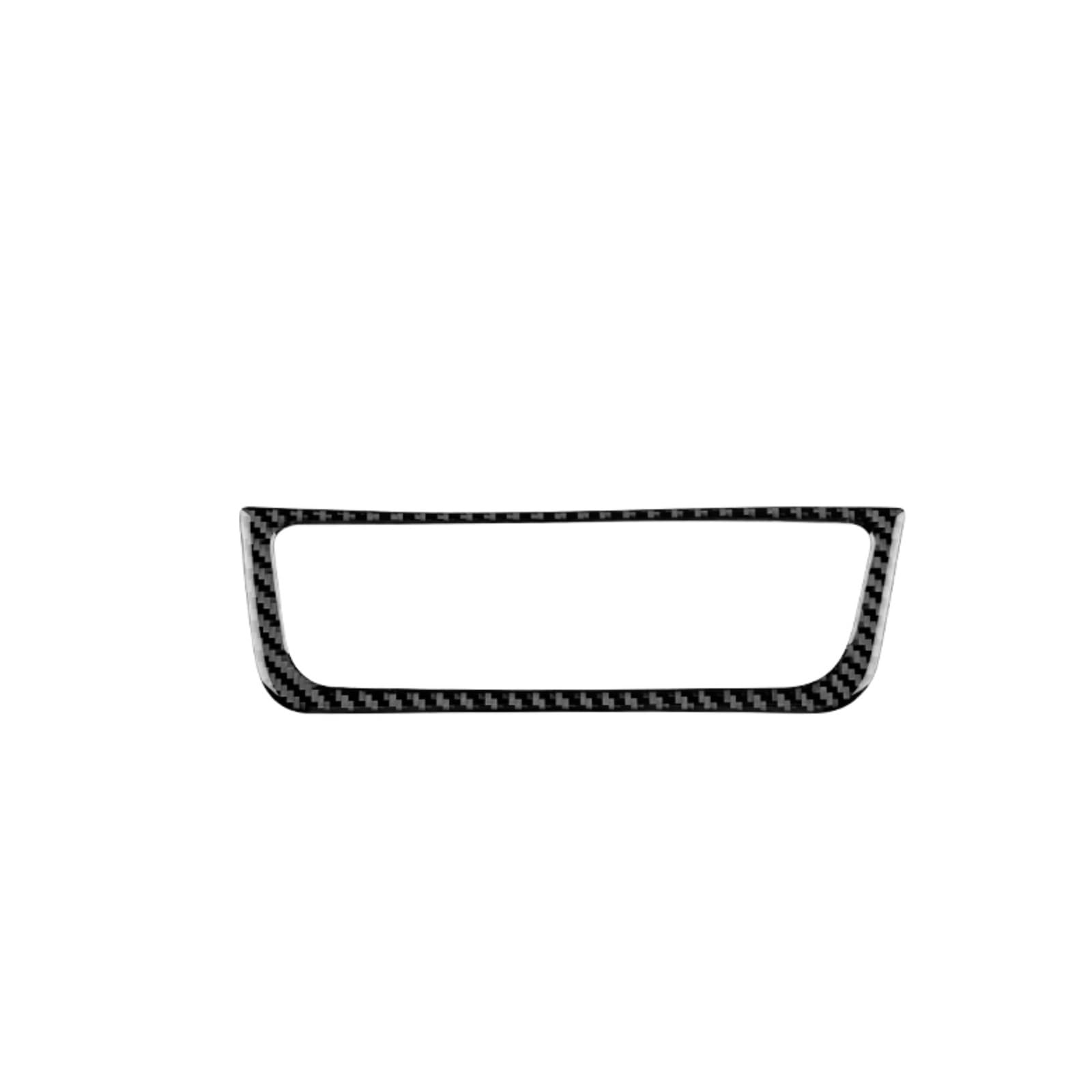 QBKGMEWCA Car Central Control Frame Compatible for SEAT Ibiza 6J 2009 2010 2011 2012 2013 2014 LHD RHD Real Soft Carbon Fiber Panel Trim Sticker(Type1)