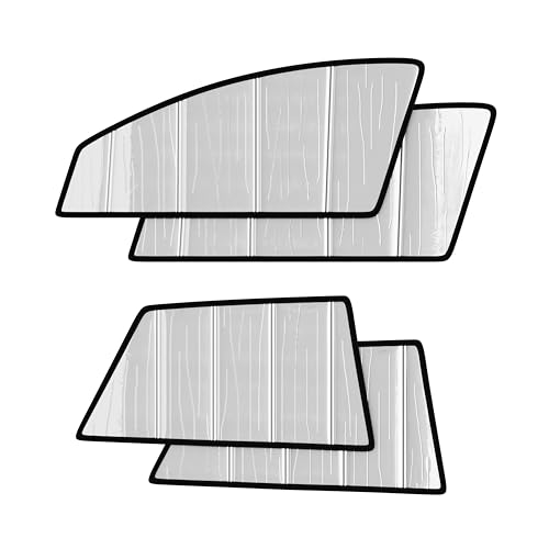 AutoTech Park Foldable Sunshade Compatible with 2011-2013 Nissan Juke SUV, 4 Pieces Side Window...