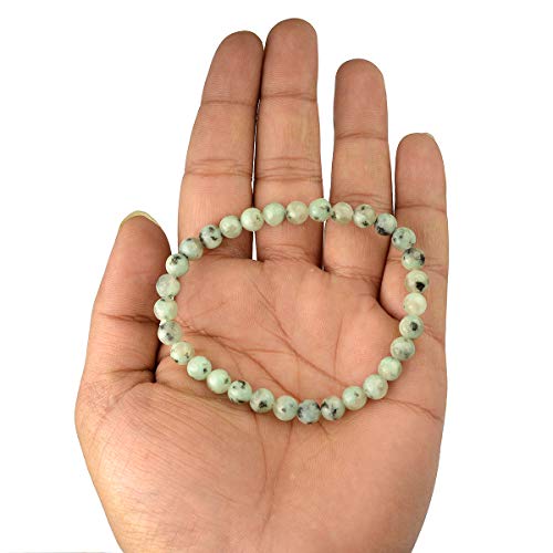 Image of Reiki Crystal Products Natural Crystal Stone Bracelet 6 mm Round Beads for Men & Women | Gemstone Jewellery Bracelet | Reiki Charged | Multiple Stone Variants Available