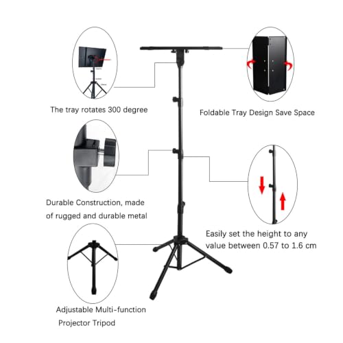 Trípode para proyector de 160cm ideal para crear un cine en casa o dar conferencias con éxito 4