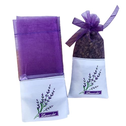20 bolsas de lavado vacío con flores de lavanda secas miniatura 3