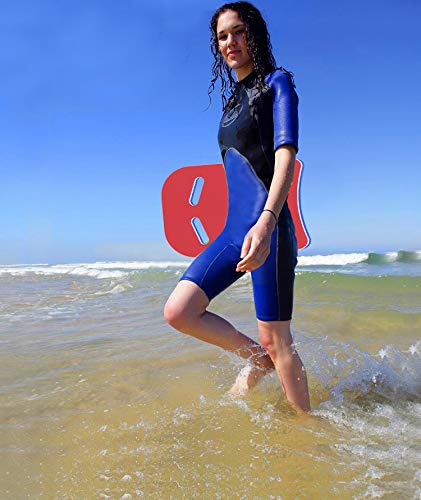 STRPRETTY BASIC MUSB Safty Swimming Training Aid Kickboard - U Design Swim Pool Float Floating Buoy Hand Board (17\"x12\") Red