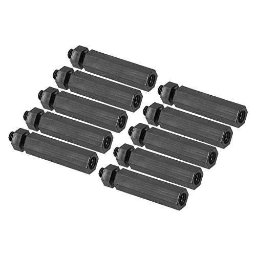 PATIKIL M3 Nylon Hex Standoff Screws Nuts, 1Set/100Pack PCB Male Female Threaded Kit for Motherboards Computer Cases